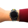 Miniatyrbild 5 av 5: För Garmin Fenix 5 Snabbkoppling Nylon Klockarmband PDW Pollen Yellow