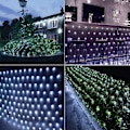 Miniatyrbild 5 av 9: 12ft x 5ft 360 LED Julgransnätljus, 8 lägen Busk Nätljus Anslutningsbara, Timer, Vattentäta för Julgranar, Buskar, Trädgård, Utomhus
