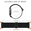 Miniatyrbillede 3 af 5: Band til Fitbit Versa 3/ Fitbit Versa 4 Smartwatch, 3-pak holdbar