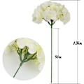 Miniatyrbillede 4 af 5: Silke Hortensia Hoveder Kunstige Blomster Hoveder med Stilke til Hjem Bryllup