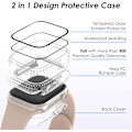 Miniatyrbillede 5 af 6: 2 i 1 Bling Vandtæt Etui til iWatch Series 8