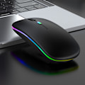 Miniatyrbillede 2 af 4: Trådløs gamingmus - Komfortabel ergonomisk mus til computer
