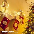 Miniatyrbild 2 av 7: Ljusslinga med kontakt, 33 fot 100 LED-ljusslinga för sovrum, blinkande lampor med fjärrkontroll timer 8 lägen ljusslinga för jul Thanksgiving
