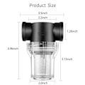 Miniatyrbilde 3 av 5: 1\" 40 Mesh Sedimentfilterfäste Vattenfilter T Silfilter