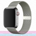 Miniatyrbillede 1 af 5: Milanese Loop-rem til Apple Watch Ultra Band 44mm 40mm 45mm 41mm 49mm 42mm 38mm 44 Mm Correa Armbånd Iwatch Serie 3 6 Se 7 8 Gray 38mm 40mm 41mm