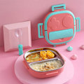 Miniatyrbilde 3 av 5: Lunsjboks. Rustfritt stål isolert 2/3 rom Bento-boks