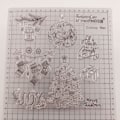 Miniatyrbilde 4 av 5: Juleklare stempler Merry Christmas-stempler