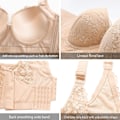 Miniatyrbilde 5 av 5: Push Up BH for kvinner Korsett Topp Bustier Polstret Underwire BH Legg til en kopp