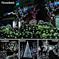 Miniatyrbillede 4 af 7: Julelys, Fe-lys Udendørs 66Ft 200 LED med Hukommelsesfunktioner Controller, Stik i Påske Dekorationslys til Soveværelse Fest Bryllup Have