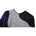 Miniatyrbillede 5 af 5: Farveblok Dame Sjal Wrap Stilful Åben Front Poncho Cape