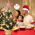 Miniatyrbilde 4 av 5: Julefestbriller: Glitterrammer for morsomme julefester