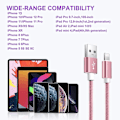 Miniatyrbild 3 av 5: iPhone-laddningskabel 5PACK iPhone-laddningssladd Mfi-certifierad