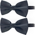 Miniatyrbillede 1 af 8: Sort slips til hunde, justerbar slips til hunde med butterfly, til mellemstore og store hunde, katte, kæledyr, bryllup, fødselsdag, dimission, ferie, jul, kostumer