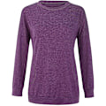 Miniatyrbild 4 av 5: Dam tröjor höst pullover tröjor casual lös passform tunika topp bekväm söt sweatshirts långärmad crewneck t-shirts m8 purple Small