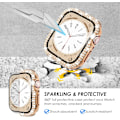 Miniatyrbilde 5 av 6: 2 i 1 Bling vanntett etui for iWatch Series 6