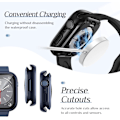 Miniatyrbilde 6 av 6: 2-pakning vanntett Apple Watch-deksel for SE/serien