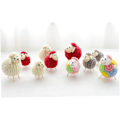 Miniatyrbillede 3 af 5: Julepynt Miniature Dekoration Pejs Dekoration Ram Kugle Ornament Nordisk