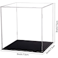 Miniatyrbild 3 av 5: Displayfodral för samlarobjekt - Genomskinlig akryllåda för actionfigurer