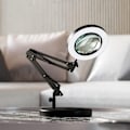 Miniatyrbillede 4 af 5: 8X forstørrelsesglas med lys - LED forstørrelsesglas skrivebordslampe