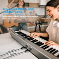 Miniatyrbild 2 av 5: USB MIDI-kabelkonverteradapter - PC till Keyboard Synthesizer-kabel