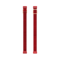 Miniatyrbillede 2 af 4: For Fitbit Luxe Justerbar Elastisk Nylon Urrem OVR Red