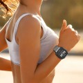 Miniatyrbild 5 av 5: Metall Justerbart Ersättningsarmband Magnetiska Band Kompatibla Med Fitbit Versa/versa 2/versa Lite/se, Flerfärgad Silver Small