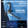 Miniatyrbilde 4 av 5: Bluetooth-headset V5.2 Bluetooth-ørepropp 108H spilletid
