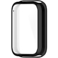 Miniatyrbilde 4 av 5: Kompatibel med Xiaomi Smart Band 8 Pro TPU Beskyttelsesdeksel, Smartklokke Beskyttelsesdeksel Skall Myk og Holdbar (Svart) Svart TPU