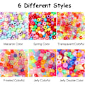 Miniatyrbilde 4 av 5: Pony Beads Set - 600PCS for Bracelet Making and Crafts