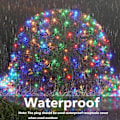 Miniatyrbillede 4 af 8: 12ft x 5ft 360 LED Julelys Net, 8 Tilstande Busk Netlys Sammenkædelig, Timer, Vandtæt til Juletræer, Buske, Have, Udendørs