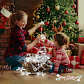 Miniatyrbillede 7 af 8: Julelys Net, 13,5ft 196 LED Vandtætte Udendørs Juledekorationer, 8 Tilstande LED Netlys med Fjernbetjening, Dæmpbare Netlys med 11