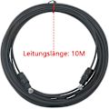 Miniatyrbillede 2 af 5: 10M Sort Digital Fiberoptisk Lyd SPDIF TosLink Kabel
