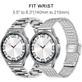 Miniatyrbilde 2 av 7: Remsett for Galaxy Watch 7 6 5 4 40mm 44mm / Watch 6 Classic 43mm 47mm, 20mm 2-pakning Solid Rustfritt Stål Rem + Mesh Rem for Galaxy
