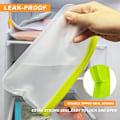 Miniatyrbilde 3 av 5: Gjenbrukbare matlagringsposer - 10-pakning BPA-frie Ziplock/fryseposer (2