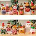 Miniatyrbillede 3 af 4: 3 stk. Julegavepose Slikpose Snørepose Håndtaske Juleposer Julepynt Juledekoration