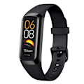 Miniatyrbild 1 av 6: Fitness Tracker, Hjärtfrekvens, Stegräknare, Sömn, Kaloriförbränning, 1,1\" AMOLED Touch Färgskärm, Vattentät Stegräknare för Android iPhone Black