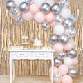 Miniatyrbillede 3 af 5: Champagne Gold Glitter Baggrund Gardin (2stk, 1m x 2,5m) til fester