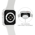 Miniatyrbilde 3 av 5: 2-pakning Kompatibel med Apple Watch Series 10 Skjermbeskytter Deksel 42mm, Hard PC Ultratynn Full Støtsikker Beskyttelse for Apple Watch 10 42mm Tilbehør