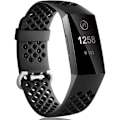 Miniatyrbilde 1 av 5: Sport silikonrem for Fitbit Charge 3/4 - Pustende, flerfarget