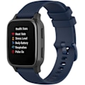 Miniatyrbilde 1 av 5: Garmin Venu Sq Music Silikonband - Mykt utbytte (blå)