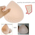 Miniatyrbillede 3 af 5: BH-indlæg i latex, 2 par latex-BH-indlæg til sport