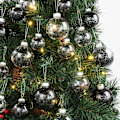 Miniatyrbilde 3 av 5: 30 stk julekulepynt 2'' knusesikre julepyntsett