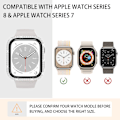 Miniatyrbillede 5 af 5: 4-pak Bling-etui til Apple Watch Series 9/8/7 41 mm, glitter