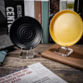 Miniatyrbild 5 av 5: Justerbar metallarm displayställseasel för ädelstenar och tallrikar (4 st)
