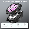 Miniatyrbilde 5 av 5: [2 i 1] Vanntett deksel for Galaxy Watch 7 6 5 4 FE 44mm 40mm, 360° beskyttende hard PC-front- og bakre støtfanger med skjermbeskytter i herdet glass for