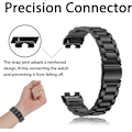 Miniatyrbilde 4 av 5: Rustfritt stål armbånd kompatibelt med Huawei Band 8, Precision
