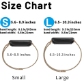Miniatyrbillede 2 af 5: Metal Justerbar Udskiftningsarmbånd Magnetiske Remme Kompatibel Med Fitbit Versa/versa 2/versa Lite/se, Multi-farve Champagne Gold Small