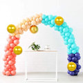 Miniatyrbillede 4 af 5: 5 stk. Store Guld 4D Kæmpe Rund Ballon