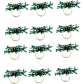 Miniatyrbilde 2 av 5: Serviettringer, sett med 12 for spiseborddekorasjon, fester, hverdag, metall