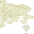 Miniatyrbilde 5 av 5: 3200 stk kunstige roseblader for bryllup, fest - hvite